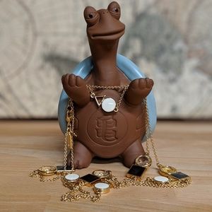 Kate Spade enamel long chain necklace